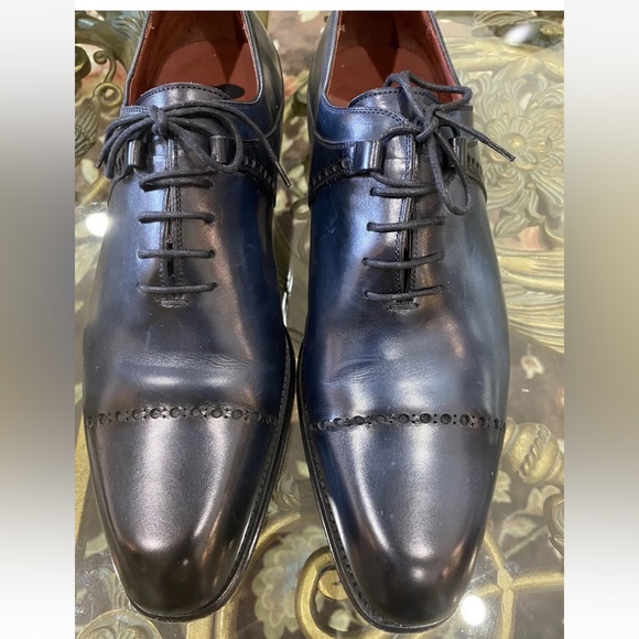 BLUE SOLE SHOES Lutisburg Navy Lace Up Dress Shoes (12) - Picture 11 of 12